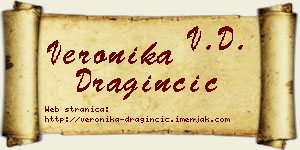 Veronika Draginčić vizit kartica